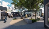 Navigation Center interior courtyard rendering